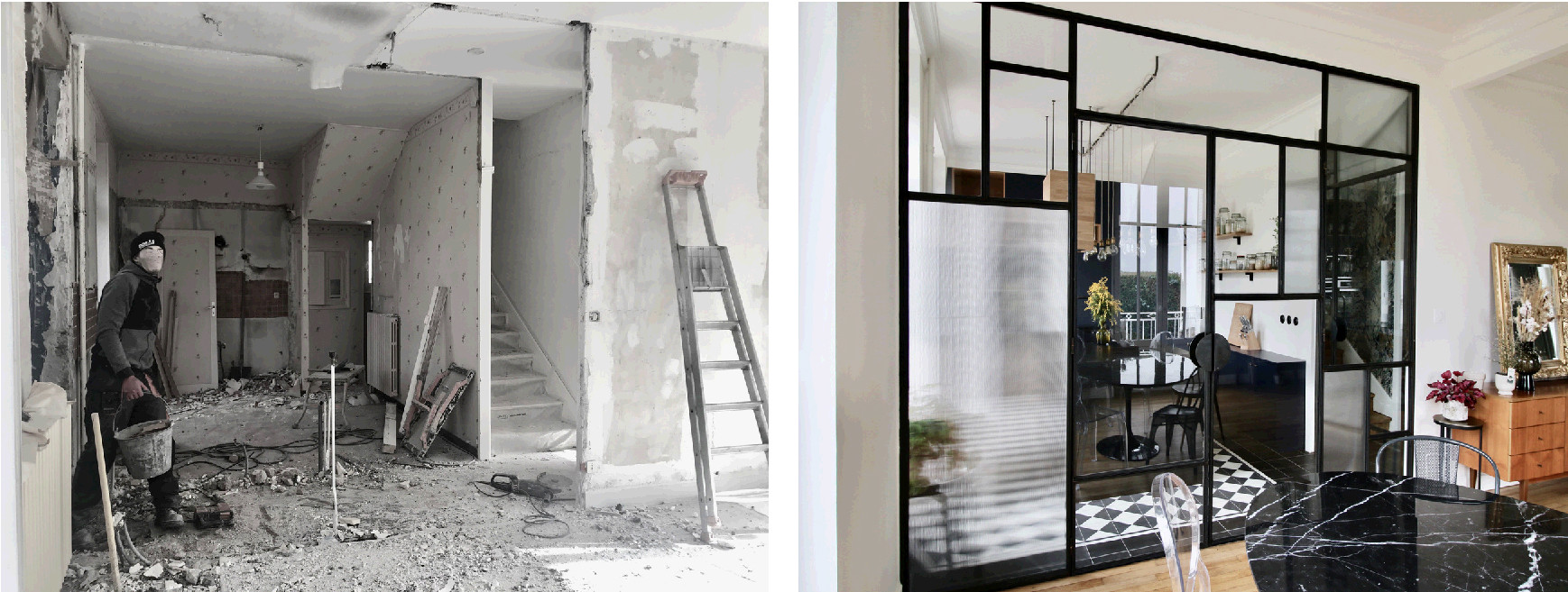 Julie Drevet Architecte d'intérieur Designer : DIJON - MÉTAMORHOSE D'UNE MAISON ANNÉES 30 DANS LE QUARTIER VICTOR HUGO